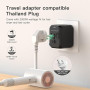 Adaptateur de Voyage Universel dans Le Monde Entier avec PD20W, 2 USB, 1 USB C et 1 Prise AC, Adaptateur de Prise International,