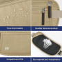 Aucuu Sac Banane de Voyage avec RFID Blocage, Sac Banane de Antivol Ultra Fin pour Homme Femme, Ceinture de Voyage de Sécurité I