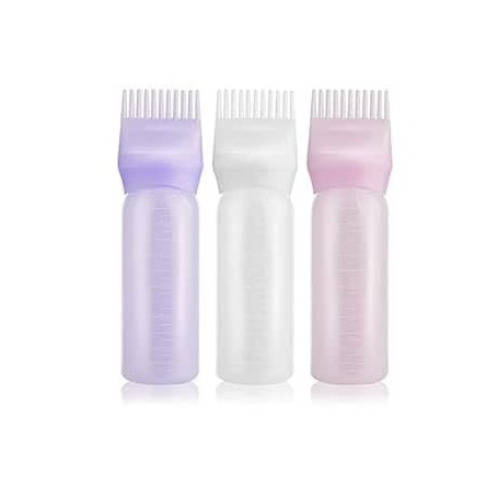 Alfven 3 pièces Flacon Applicateur de Couleur 160ml Reutilisierbar mit Graduierung für Haarfarbe und Öl Anwendung für kreatives 