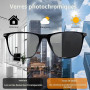 SUNSEATON Lunettes Connectées de Traducteur IA, Lunettes de Soleil Polarisées Bluetooth, Verres Photochromiques, Assistant Vocal