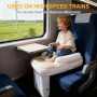 Lit Gonflable Enfant, Lit Bebe Voyage, Siege Auto Gonflable Voyage Enfant, Extension de Siège pour Enfants, Lit Gonflable Portab