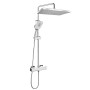 JUSTER Colonne de douche thermostatique,Effet,pluie 28 cm,Colonne de douche | Colonne douche thermostatique, pomme pluie 28cm, 3