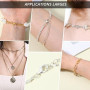 FAYAHAR 346 Pièces Bracelet Fermoir, Attaches et Fermoirs pour Bijoux | Deux Couleurs, Inclut Divers Accessoires, Pratiques, Bra