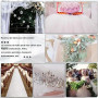 QINERSAW Tulle Blanc 30 cm x 91,5 m - Décoration Mariage, Table - Polyester - Ruban Bricolage, Tutu, Jupe, Artisanat, Fête, Cade