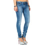 Cipo & Baxx Jean Femme Slim Effet usé Coutures Contrastantes Stretch | Effet usé, coutures contrastantes, multi-poches, jean str