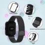 PaceBid Métal Bracelet pour Xiaomi Redmi Watch 2 Lite, Avec Métal Cadre | Acier Inoxydable Métal Avec Cadre Bracelet Taille Ajus