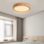 Baerolc Plafonnier LED Rond, 20W Luminaire Plafonnier Bois 30cm | Blanc Chaud 3000K Plafonnier chambre, Lampe de Plafond Moderne