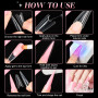 MELLIEX 240 Pièces Popit Ongle Sandwich, Forme à Ongles Moule Réutilisable Sandwich Dual Nail Form Polygel Ongle pour DIY Salon,