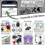 F26 Support d'affichage KIOX original + unité de changement de vitesse pour vélo électrique, unité de commande, bouton-poussoir,