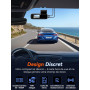 Dashcam Voiture Avant Arrière 4K+1080P, Carte SD 64Go, Vision Nocturne, WDR | Wi-Fi 5GHz, Contrôle via App, Stationnement 24H, P