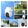 EZVIZ 2Pack Caméra de Surveillance Extérieur WiFi à 360° C8c 2MP | Détection Humaine, Vision Nocturne en Couleur, Suivi Auto-Zoo