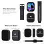 Waveshare ESP32-S3 2.06inch AMOLED Touch Watch Display Development Board Wi-FI/BT5 MCU 410x502 Pixels ESP32 with Display Designe