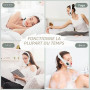 V-Face Shaping Massager électrique gaine visage 8 Mode EMS Lifting Visage, Double Menton/Muscle Masséter,EMS V Face Lifting Appa