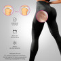 Leggings 3D Anti Cellulite, Legging Anti-Cellulite à Compression - Minceur Taille Haute sans Couture Yoga Fitness Pantalon Sport