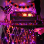 Joomer Halloween Guirlande Lumineuse Exterieure 20M 200 LED Orange Violet | Halloween Decoration Guirlande Lumière Exterieur Fic