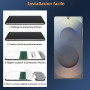 JEHOO 3 Pièces pour Samsung Galaxy S25 Ultra Mat Film Protection | Compatible ID d'Empreinte Digitale, Sans Bulles, Matte, Anti-
