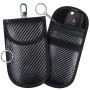 Lot de 2 Pochette Etui Anti RFID cle Voiture,Pochettes Blocage Signal pour Clé Voiture en Fibre de Carbone,Petit Faraday Pouch B