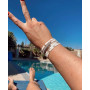 KELITCH Nouveau Miyuki Tila Beaded Bracelet Charm Bracelet Élastique Empilable Wrap Bracelet Femme Bijoux