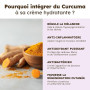 Séfia - Crème Hydratante Visage au Curcuma - Unifie le Teint - Peaux Sèches | Plus de Tiraillements Dès la 1ère Application - Ri
