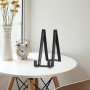 Tincogo Chevalet Support Assiette Decorative - Porte Assiette Petit | Presentoir Cadre Photo de Table- Chevalet Presentation Pla