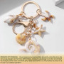FISH DRAGATE porte clé mer et de coquillage,porte-clés avec boîte,keychain clé voiture sac à dos main,porte clef pour couples, s