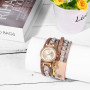 Avaner Montre -Montre Diamant-Tout en Diamant Crystal - Bracelet décoratif Amovible-Montre analogique à Quartz pour Femme/Homme
