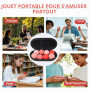 puiaxod Lot de 8 Jouets Magnétiques Balles Anti-Stress Texturées, Rose | Fidget Toy Sensoriel, Boules Silencieuses avec Revêteme