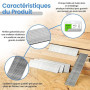 meite Clous de Finition Brad Galvanisés Type 18G/15 mm, Lot de 1000 | Clou pour Cloueuse 18G, pour Plinthes, Moulures, Meubles e