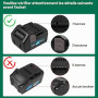 LabTEC BSL1830 Lot de 2 Batteries au Lithium pour Hitachi 18 V 5000 mAh pour Hitachi BSL1815 BSL 1815X BSL1815S BSL1830C 330067