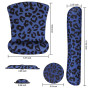 MOSISO Repose Poignet Souris Clavier, Tapis Grain Léopard Ergonomique avec Base Antidérapante, Non Glissante Maison/Bureau, Rédu