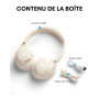 Soundcore par Anker Q20i Casque Bluetooth sans Fil | Casque réduction de bruit over-ear, jusqu'à 40 h d'autonomie en mode ANC, a
