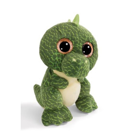 Peluche GLUBSCHIS Dino Tyrannosaurus Rex Xert 15cm Vert - Peluche Douce et Durable, Mignonne Peluche à câliner, pour Jouer, pour