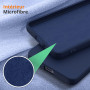 Oududianzi-Coque pour Samsung Galaxy S26 5G Silicone Liquide, Bleu Nuit | Intérieur Microfibre, Housse Protection Antichoc, Étui