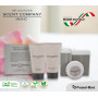 PRESENT-MORE - Kit Accueil 30 Invités Scent Company Milano | Parfum Ambre Royal - Shampooing, Gel Douche, Savon, Bonnet de Douch