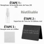 SENENQU Lot de 40 Mini Tableau Noir Avec 12 Stylos de Couleur, Type A - Mini Panneau D'affichage, Petit Tableau Noir pour Boulan