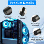 1 support pour carte graphique, support GPU, support de carte graphique, support de carte graphique réglable en hauteur, base de