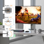 Pholiten Support Ecran PC pour écran LCD LED 13-32 Pouces jusqu'à 10 kg, Support Écran PC, Bras Ecran inclinable et pivotant rég