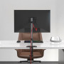 Pholiten Support Ecran PC pour écran LCD LED 13-32 Pouces jusqu'à 10 kg, Support Écran PC, Bras Ecran inclinable et pivotant rég