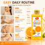 Huile Vitamine C, 200 Ml Huile Douce Vitamine C, Hydratante Et Nourrissante Naturelle, Blanchir La Peau Et Le Visage, Huiles Cor