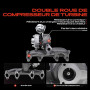 Frankberg turbocompresseur à gaz d'échappement avec joints 038253019C | Compatible avec: Golf IV Variant 1J5, Altea XL 5P5 5P8,