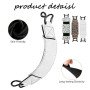 3 Pièces Dragonne de Sécurité pour 6-8" eReaders Tablet, Fleur Accessoires Liseuses, Support Élastique en PU Cuir, Support de Sa