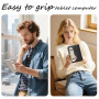 3 Pièces Dragonne de Sécurité pour 6-8" eReaders Tablet, Fleur Accessoires Liseuses, Support Élastique en PU Cuir, Support de Sa