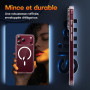 TAURI Coque Magnétique pour iPhone 18 Pro,Transparent | Protection D'écran Incluse, Compatible avec MagSafe, Protection Caméra T