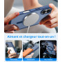 Vansdon Magnétique Coque pour iPhone 17 avec 1 Verre Trempé | Bleu Marine, Compatible avec MagSafe, Protection Contre Les Chutes