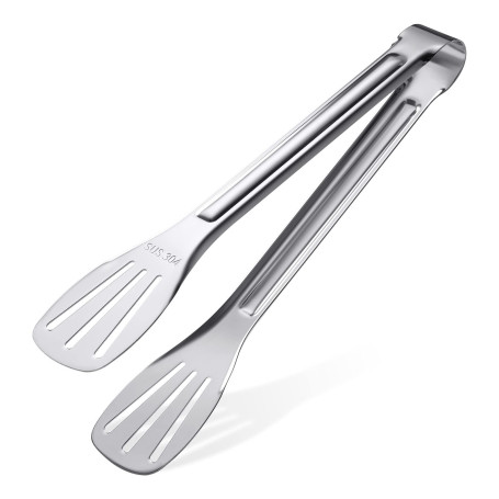 Extodry Pince de cuisine robuste (22.9 cm),Sans danger pour les aliments, facile à nettoyer, stable en acier inoxydable 304,Arge