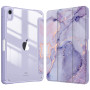 FINTIE Coque pour iPad Mini 7 2024 (A17 Pro) 8.3 Pouces/iPad Mini 6 2021 | [Rangement de Pencil] Etui Arrière Transparent Clair 