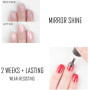 Vishine 15ml Base Coat & Top Coat Lot Vernis de Base et Finition Vernis à ongles Gel Semi-permanent Manucure Kit 2 Pcs