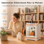ENTINA TINA2C Imprimante 3D Mini Débutants et Famille, Facile à Utiliser | Préassemblée, Nivellement Automatique, WiFi App Cloud