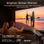 Vidéoprojecteur Intelligent Google TV Compatible 4K,Hi-FI Audio, Auto Focus | X7PRO Natif 1080P FHD Smart Portable Vidéo Project