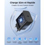 Chargeur USB C 45W Prise USB C Chargeur Charge Rapide pour Samsung Galaxy S26 S25 Ultra S24 S23 S22 S21 FE A57 A56 A55 A54 A37 A